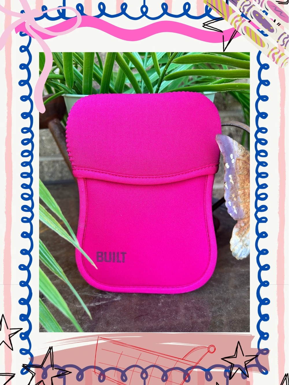 Pink Neoprene Tech Case